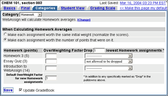 Gradebook