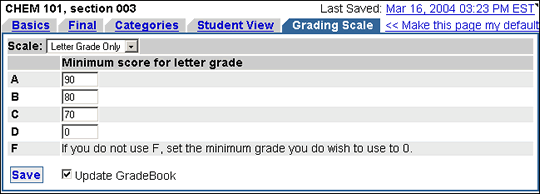 Gradebook