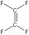 lewis structure of C2F4