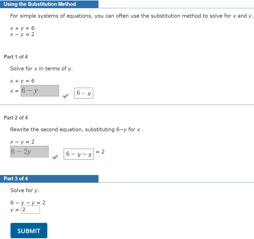 Question as displayed to students