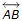 AB with left-right arrow