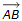 AB with right arrow