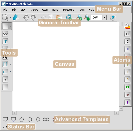 MarvinSketch Main Window
