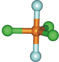 five regions adopt a trigonal bipyramid