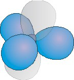 sp2 hybrids plus 1 p orbital