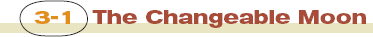 Section 3-1: The Changeable Moon 