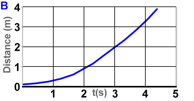 Vignette Graph Plot B shows Alaina’s position as a function of time. The horizontal ...